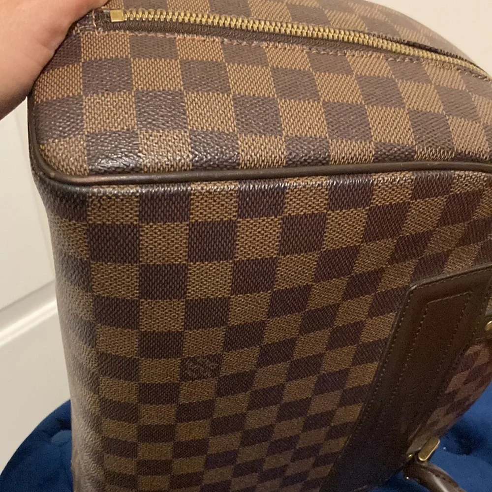 LOUIS VUITTON NOLITA DAMIER EBENE GM HAND BAG WITH DUST BAG